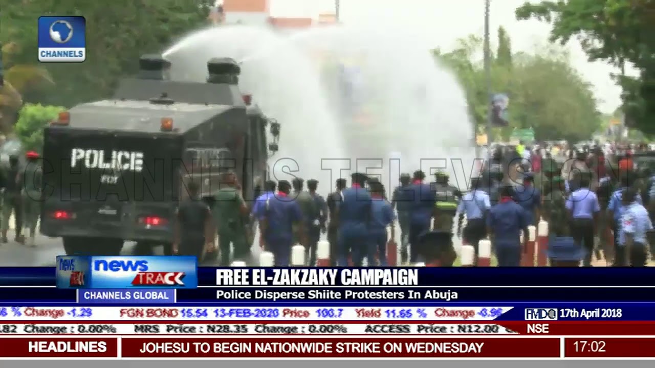 Shiite Protesters Dispersed By Police