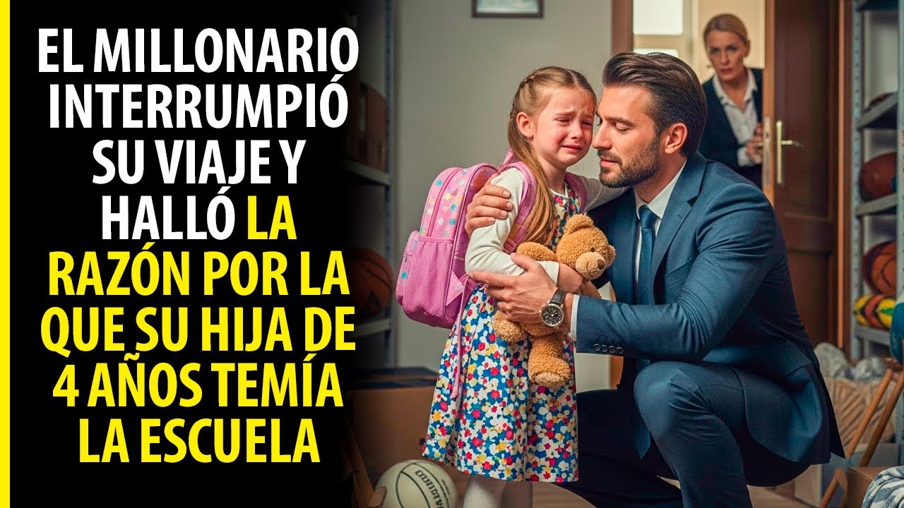 El Millonario Interrumpió su Viaje y Halló la Razón por la que su Hija de 4 Años Temía la Escuela