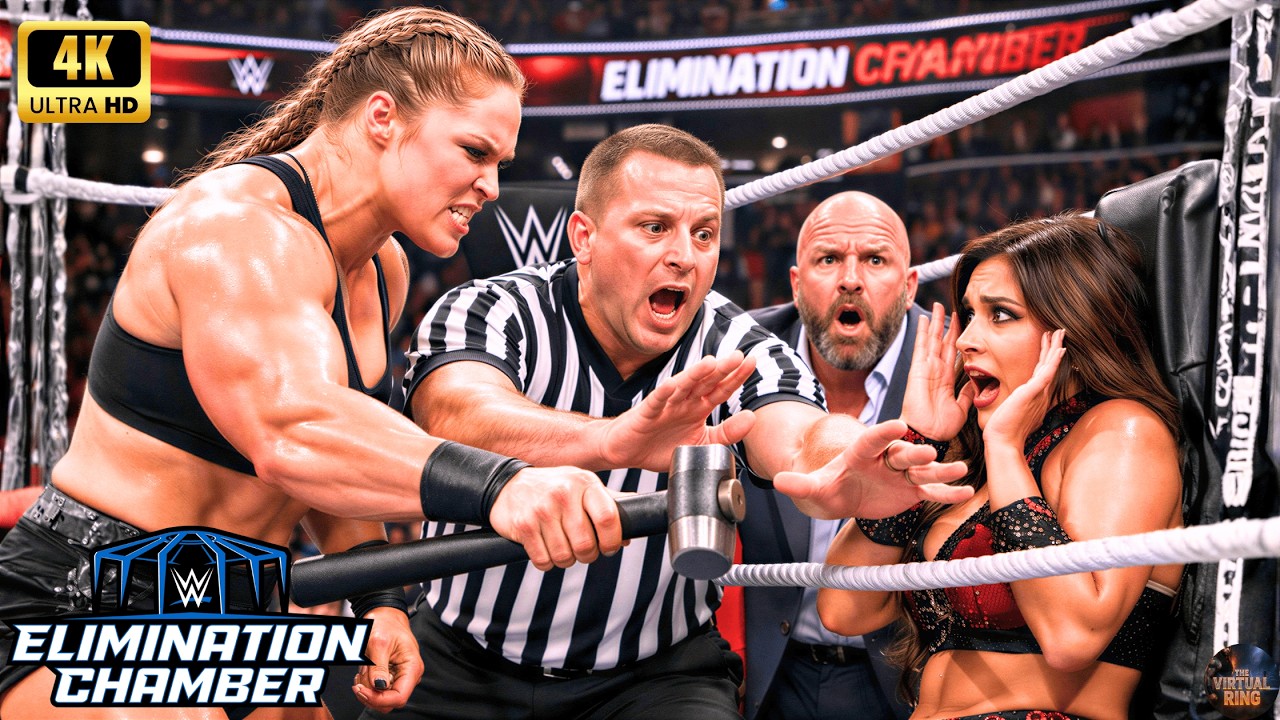 Ronda Rousey vs Aliyah • WWE Elimination Chamber • February 4, 2026 👊 #rondarousey #aliyah