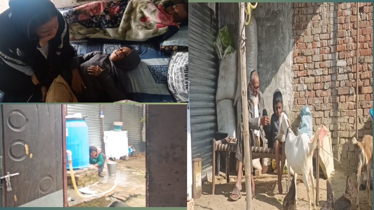 Gaon ki subah  aur saad ki masti