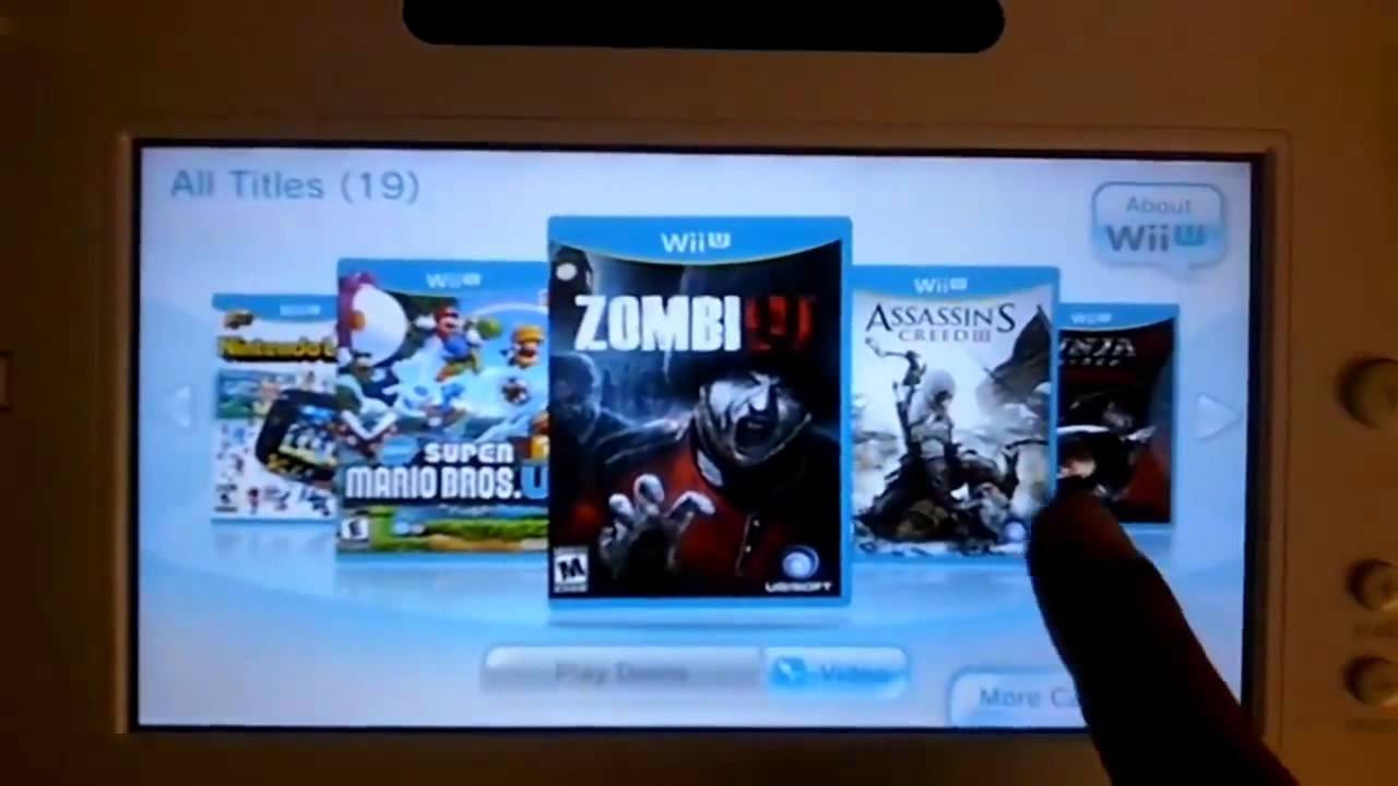 Первые кадры интерфейса Wii U | A First Look At Some Wii U Interface