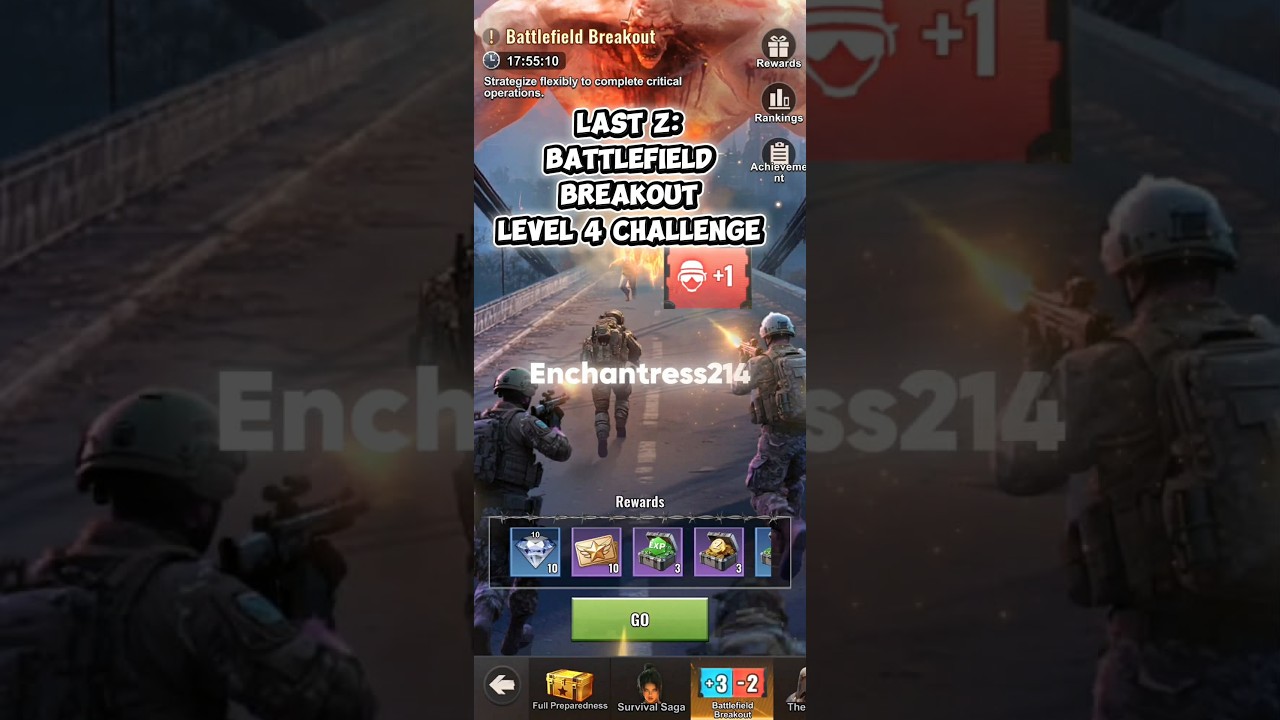 Last Z: Battle Field Breakout Level 4 Challenge
