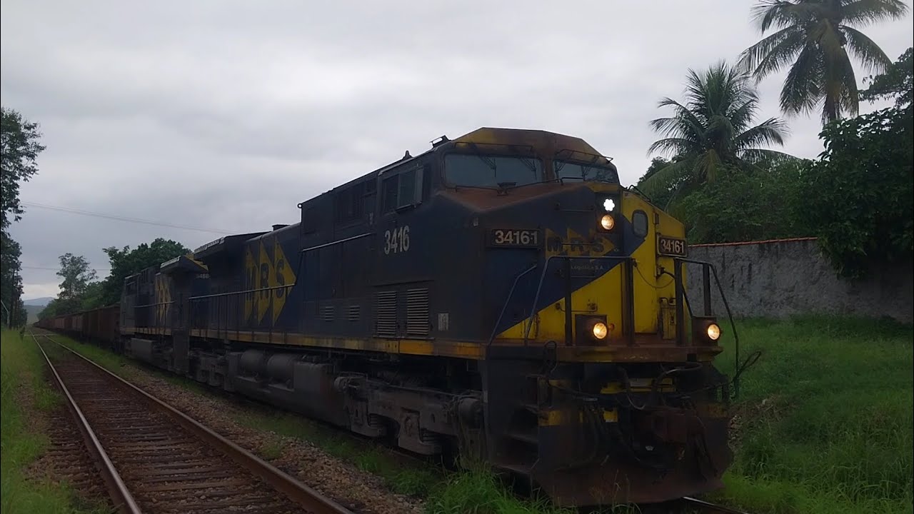 MRS - Trem com Dupla de AC44i #3416-1 + #3488-9 passando pelo FFX.