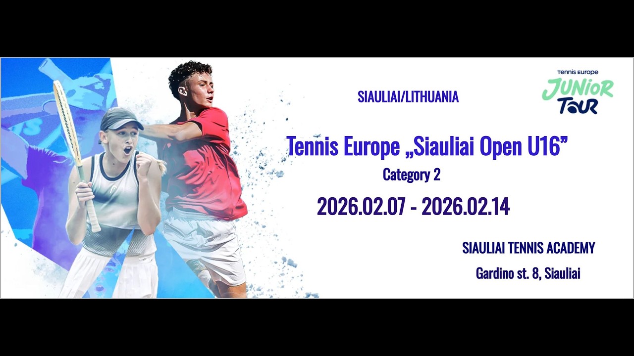 Tennis Europe „Siauliai Open U16” - Day 7 - Court 3