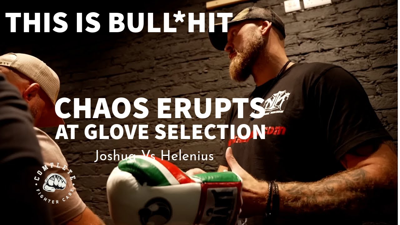 Professional cutman reacts: Anthony Joshua’s boxing gloves spark outrage