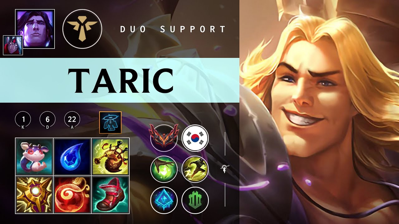 Taric Support vs Nautilus - KR Grandmaster Patch 26.01