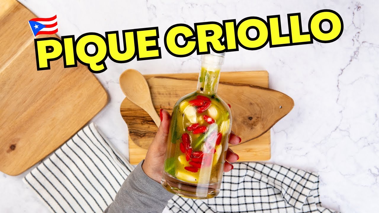 Cómo hacer pique criollo al estilo boricua