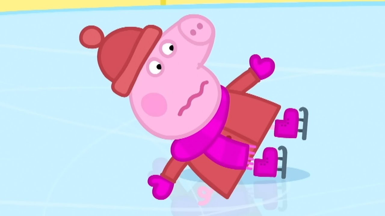 Prasátko Peppa | Bruslení na ledě | Karikatury Pro Děti