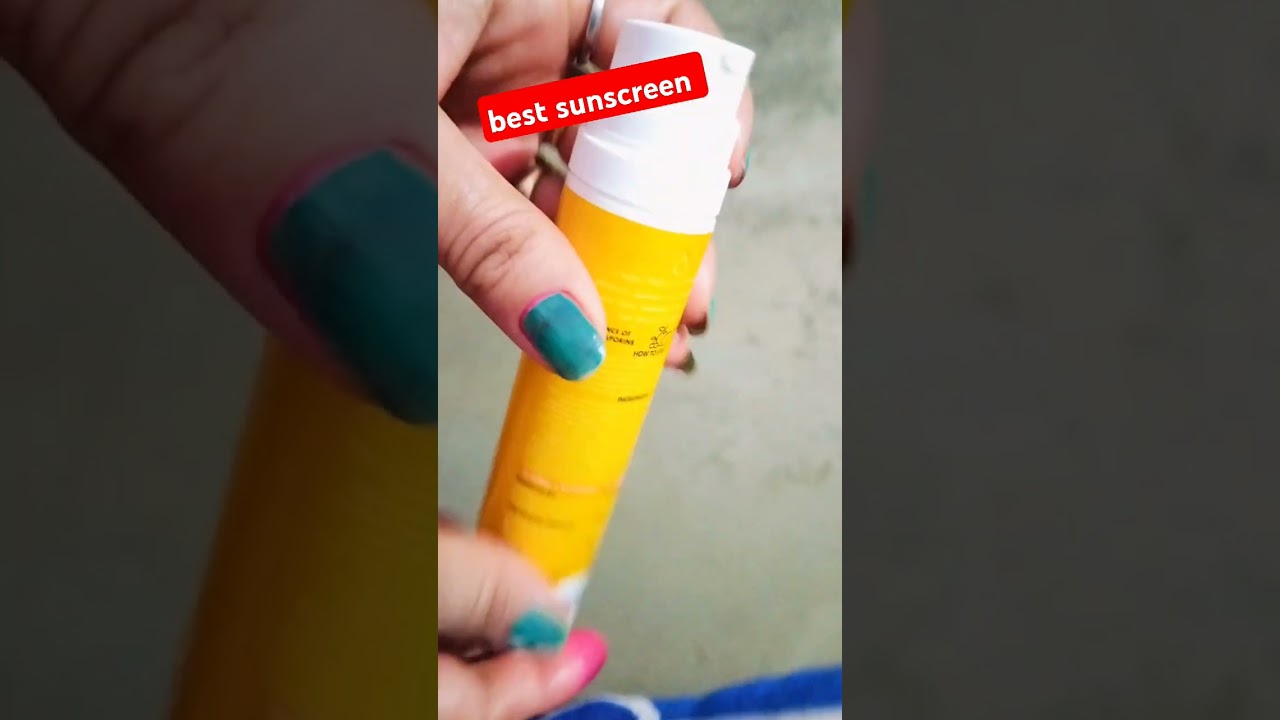 Aqualogica glow sunscreen review #shortvideo  #youtubeshorts