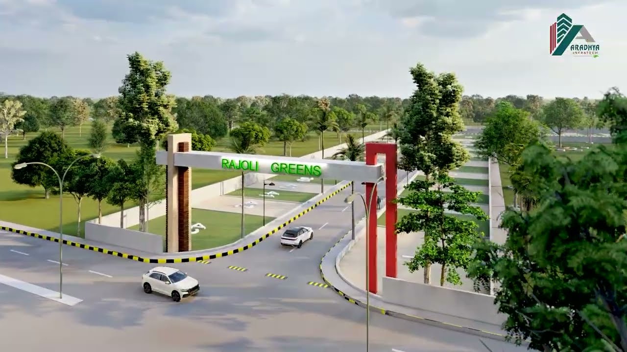 RAJOLI GREENS | 3D Residential Plot | 3d Walkthrough Animation | 3dStudio Visualization