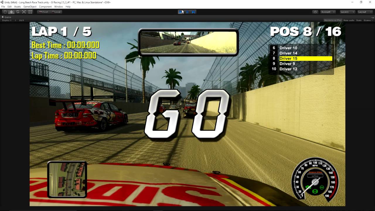 GI Racing 2.0 The Mini-map