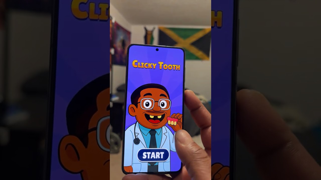 My Teeth Have Their Own Video Game 😳 Play Clicky Tooth Now!