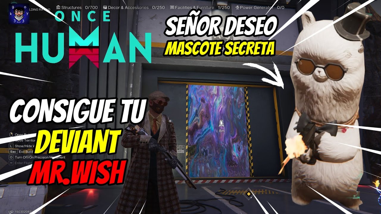 Once Human Consigue tu Deviant MR.Wish Rapido! Se&ntilde;or de los deseos🔥