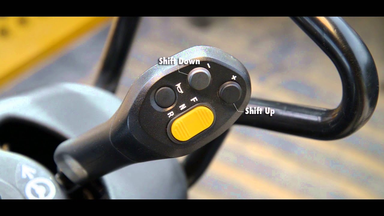 Komatsu WA600-8 wheel loader cab controls