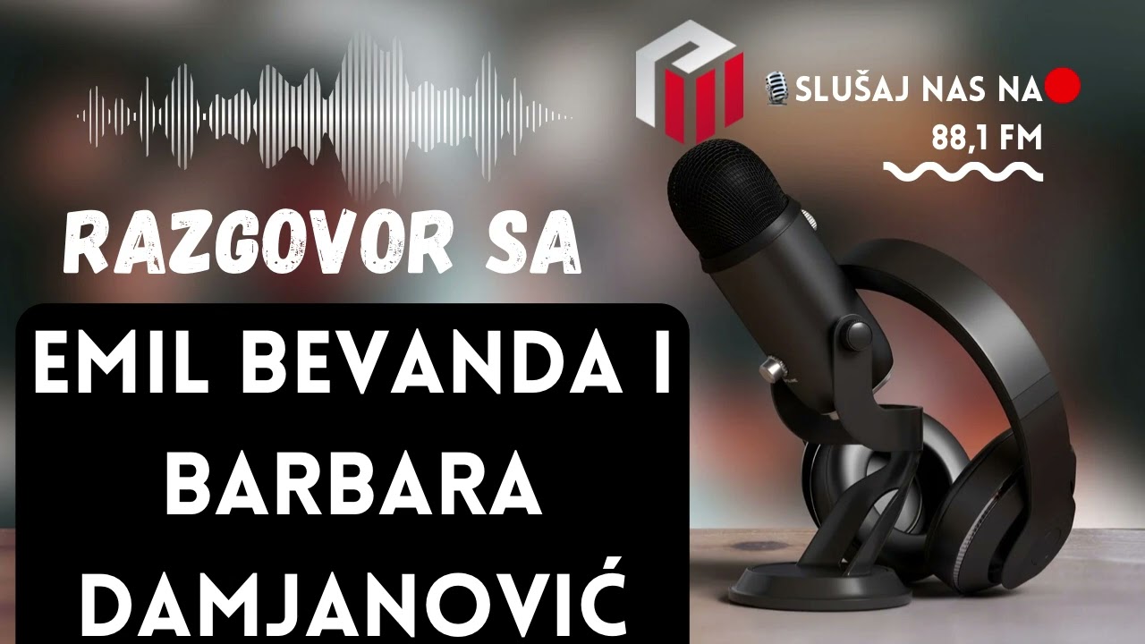 Emil Bevanda i Barbara Damjanović na radiju Mostarska panorama: Mladi u pokretu za dobro