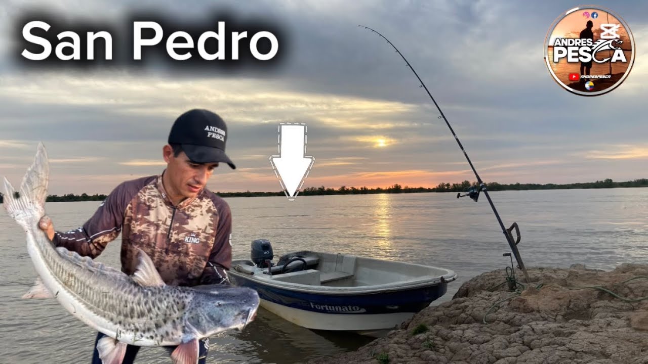 Pesca relámpago san Pedro 🎣🚤#pesca #carretesdepesca #fishing #pescasub #carp #lineadepesca #peces 