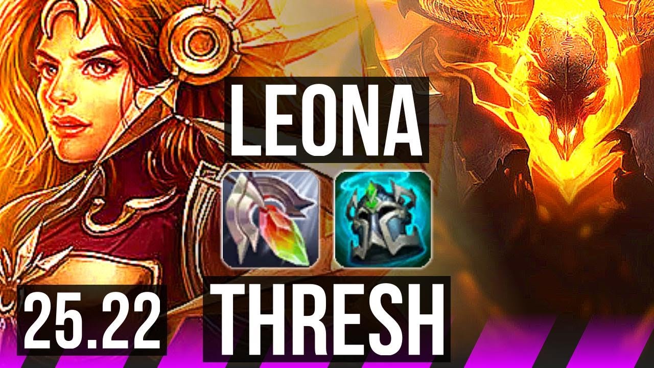 LEONA & Draven vs THRESH & Caitlyn (SUP) | 3/1/17 | NA Master | 25.22