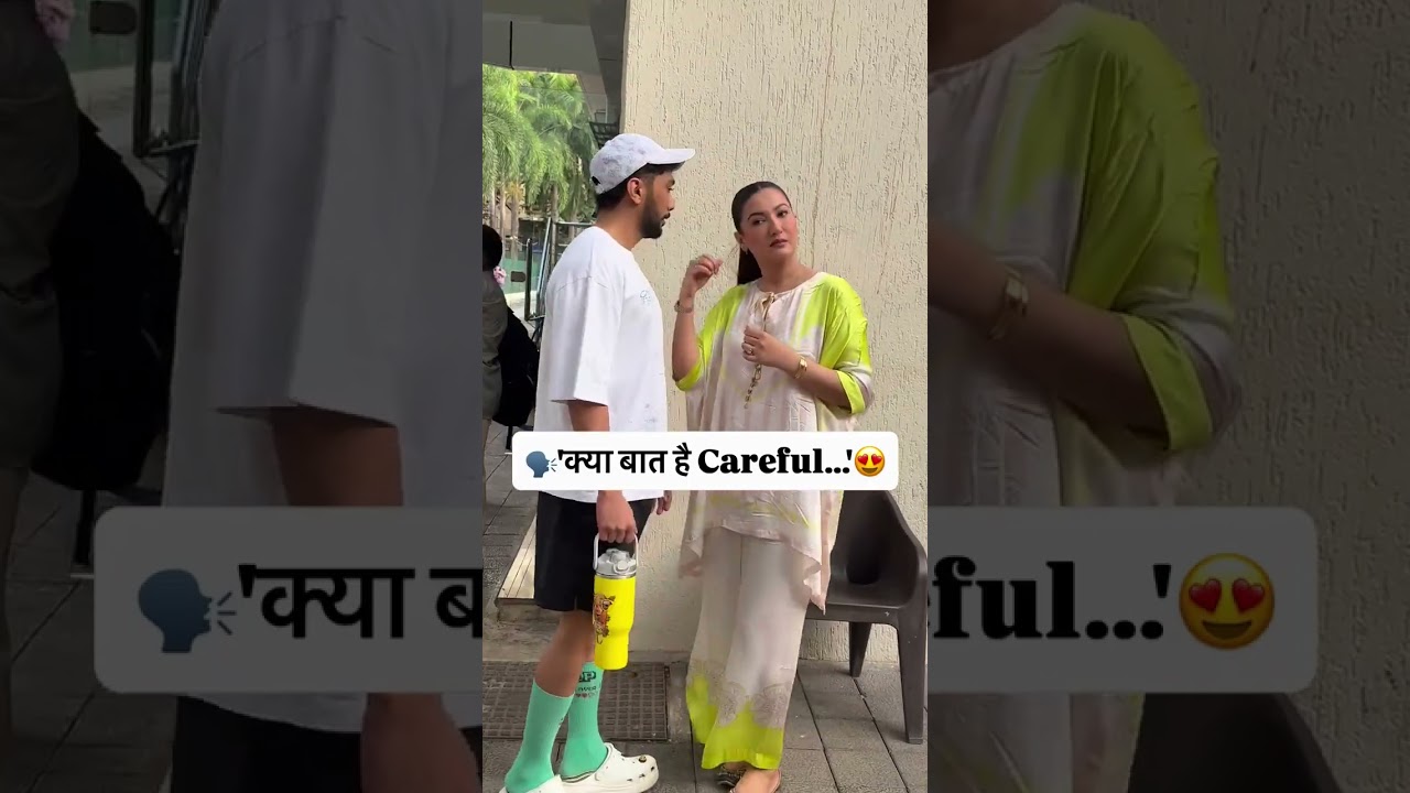 Gauahar Khan & Zaid Darbar Spotted In Andheri
