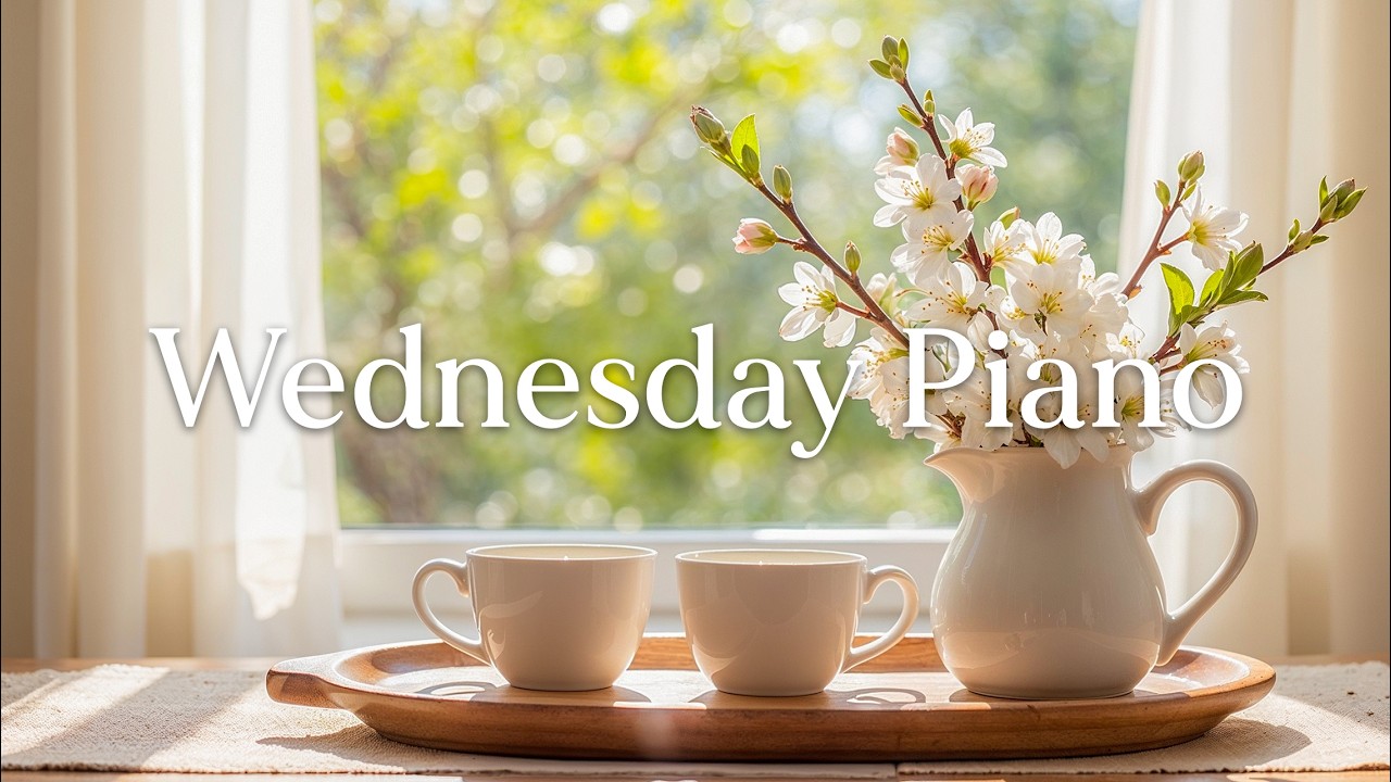이 음악과 함께 봄을 맞이하세요 🌸🎶 수요일에 듣기 딱 좋은 피아노 모음 - Wednesday Piano