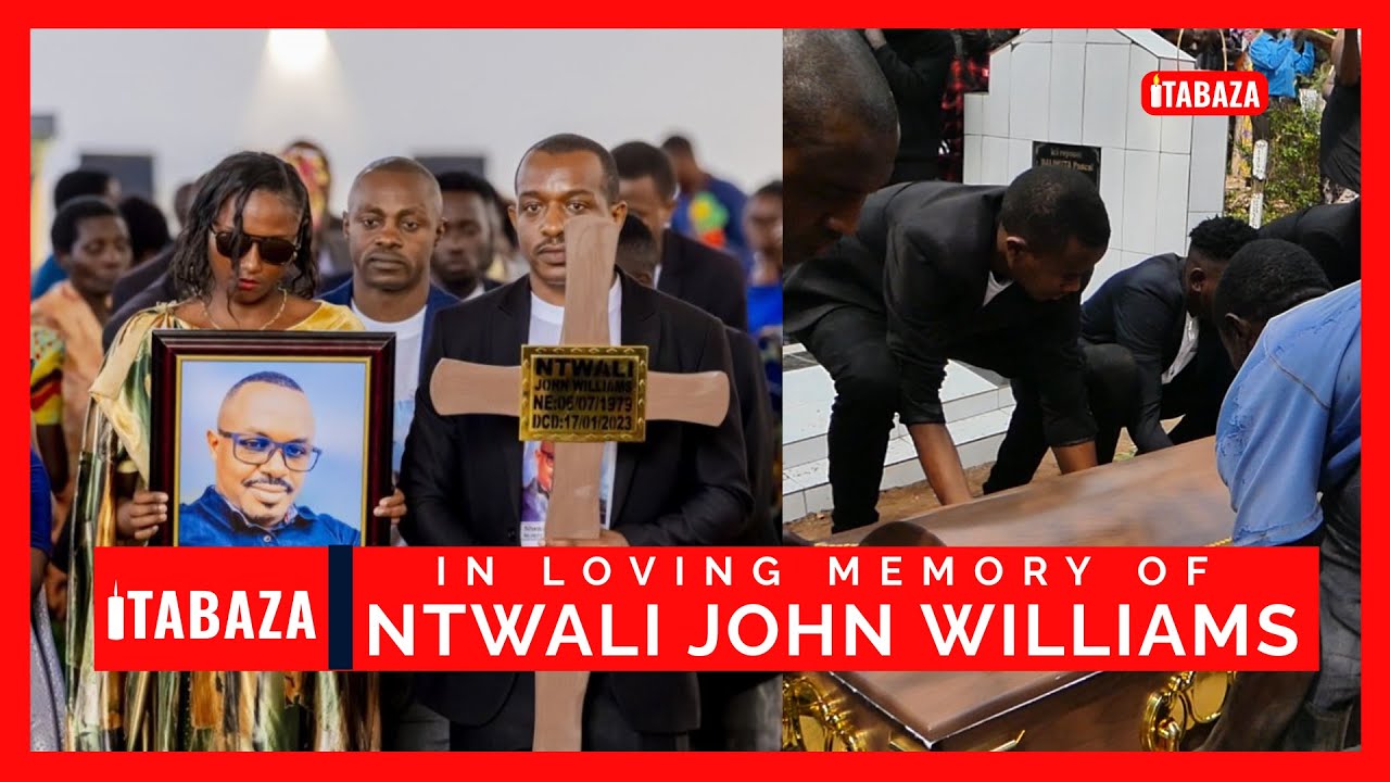 Mu marira n'agahinda Umunyamakuru Ntwali John Williams yashyinguwe - RMC n'iperereza ku rupfu rwe