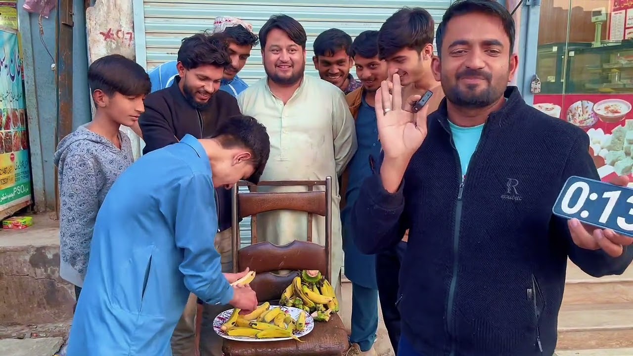 Banana challenge 🍌🔥😂