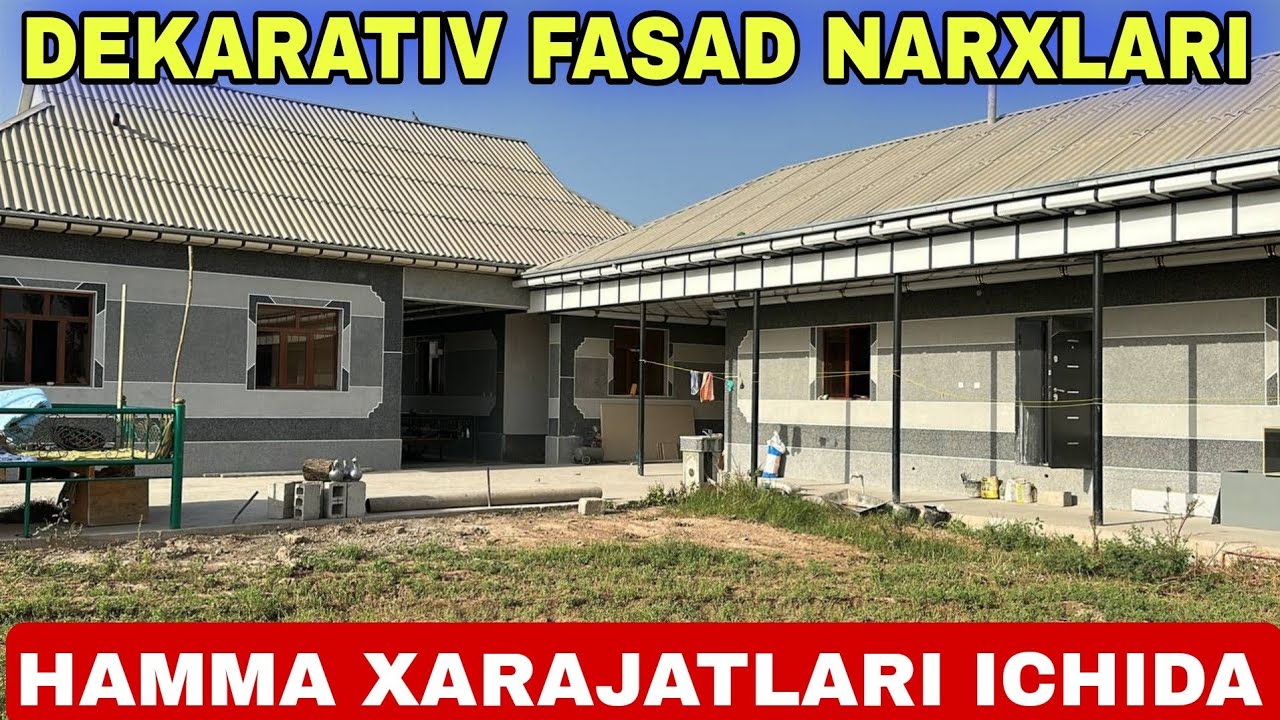 DEKARATIV FASAD NARXLARI SURXONDARYO BO'YLAB 