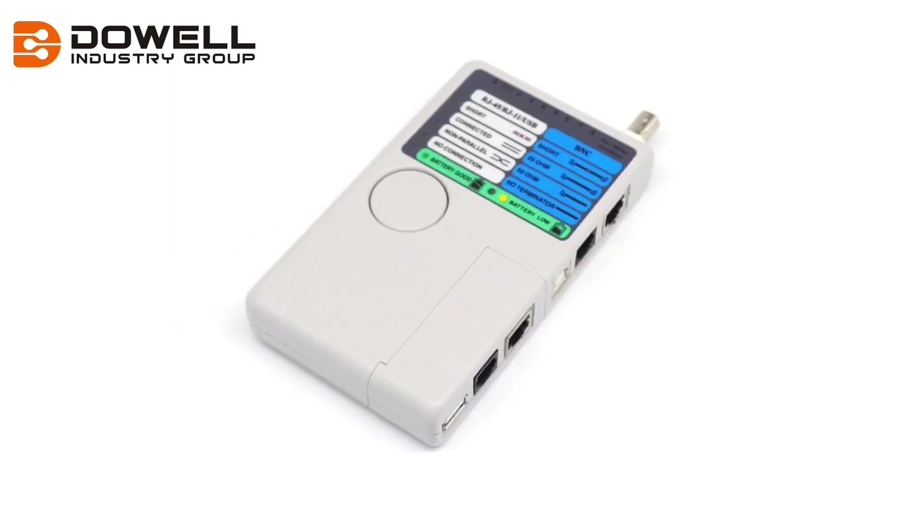 High Quality 4 in 1 Remote RJ11 RJ45 USB BNC Cable Tester DOWELL