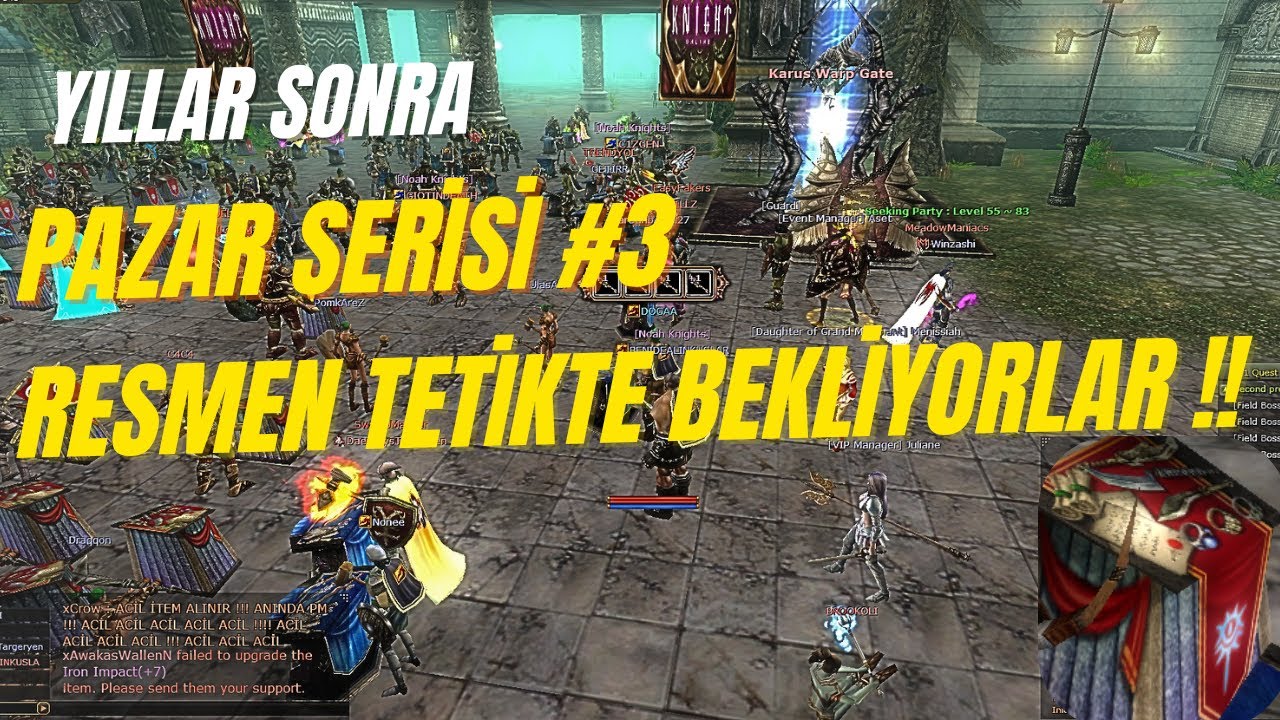 KNİGHT ONLİNE'DAN SIFIRDAN ZİRVEYE ÇIKIYORUZ ! (ZENGİN Mİ OLUYORUZ BATACAK MIYIZ?) #knightonline
