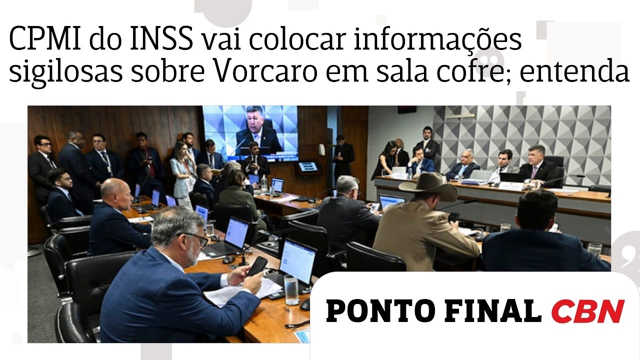 CPMI do INSS vai colocar informações sigilosas sobre Vorcaro em sala cofre; entenda como funciona