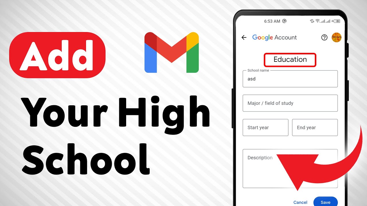 How to Add Your High School On Gmail (Updated)