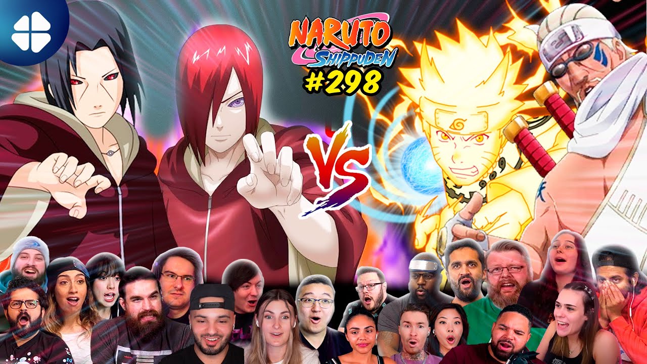 Naruto VS Itachi | Shippuden Episode 298 Mega Reaction Mashup | ナルト 疾風伝] [海外の反応]