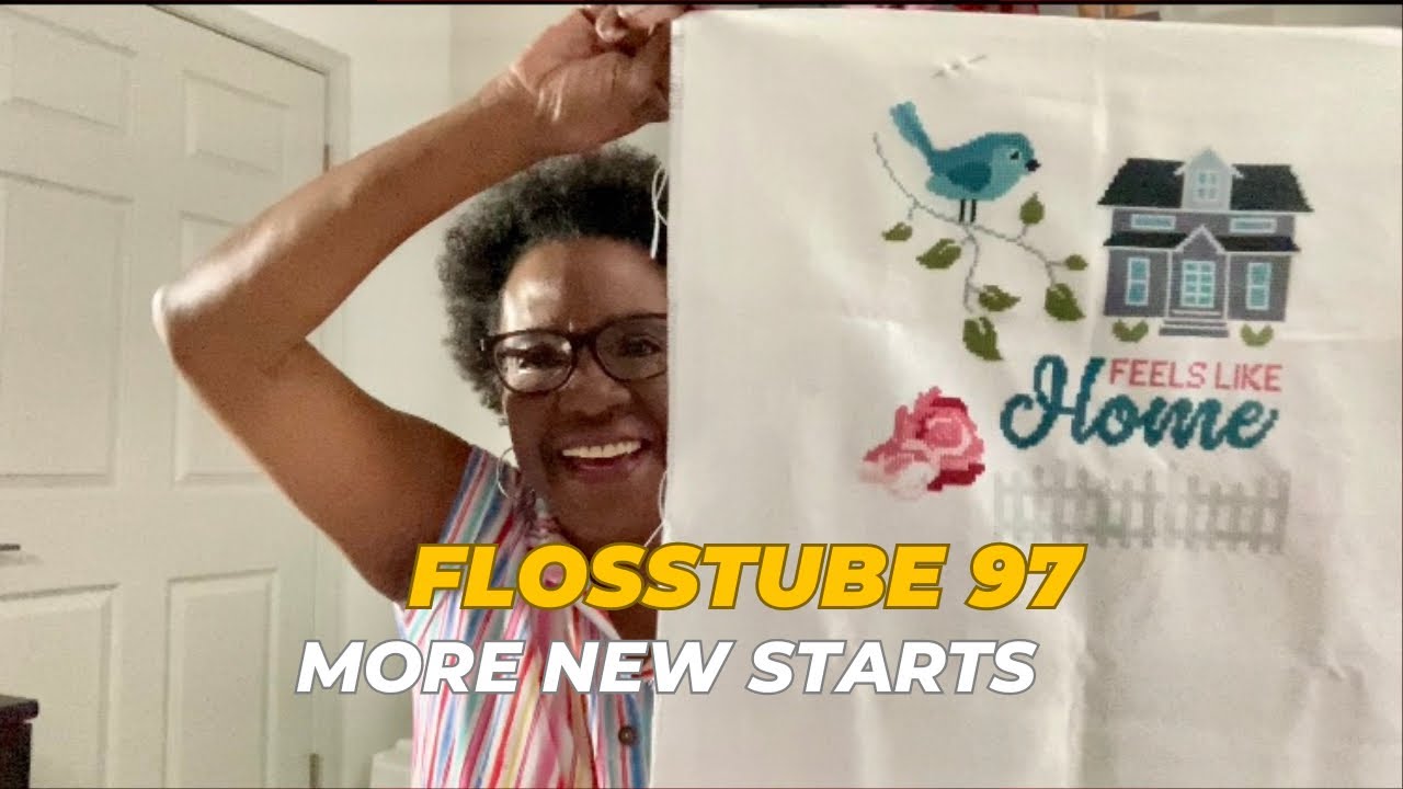 Flosstube 97: More New Starts!!: Stitch Alongs (SALs) with Friends: Invest in Yourself