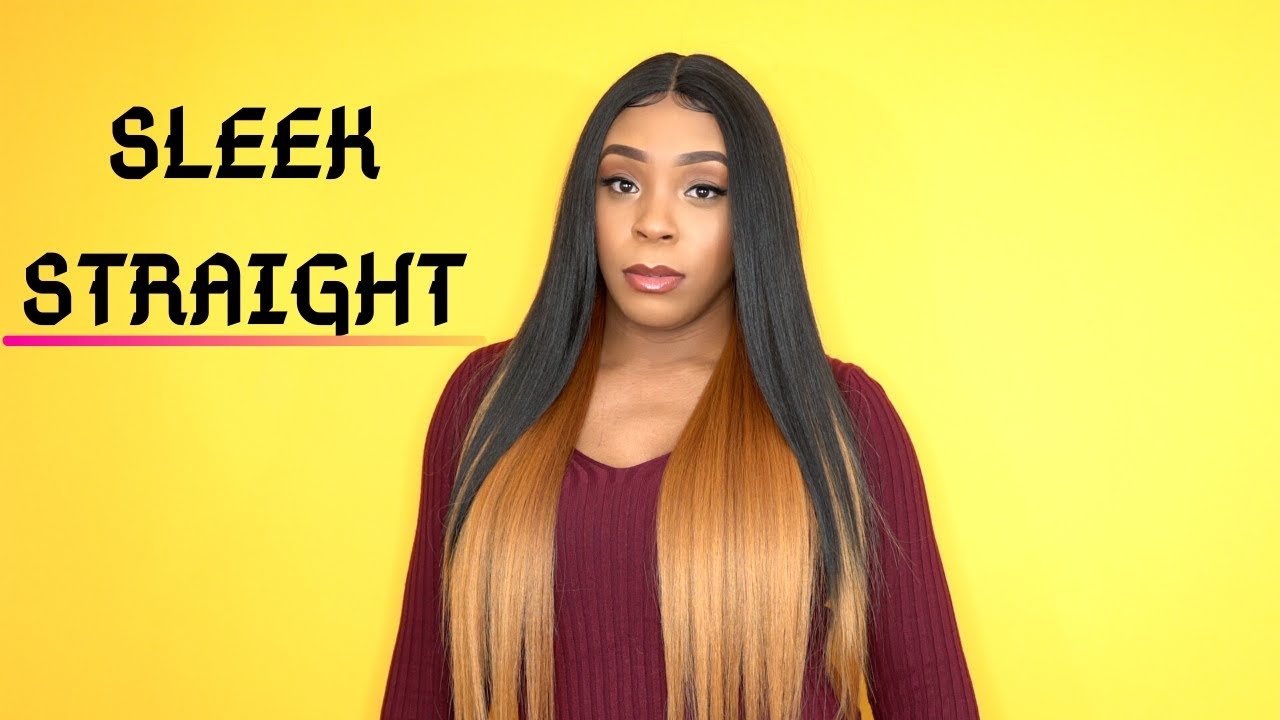 Mayde Beauty Synthetic Hair Axis Lace Front Wig - SLEEK STRAIGHT --/WIGTYPES.COM