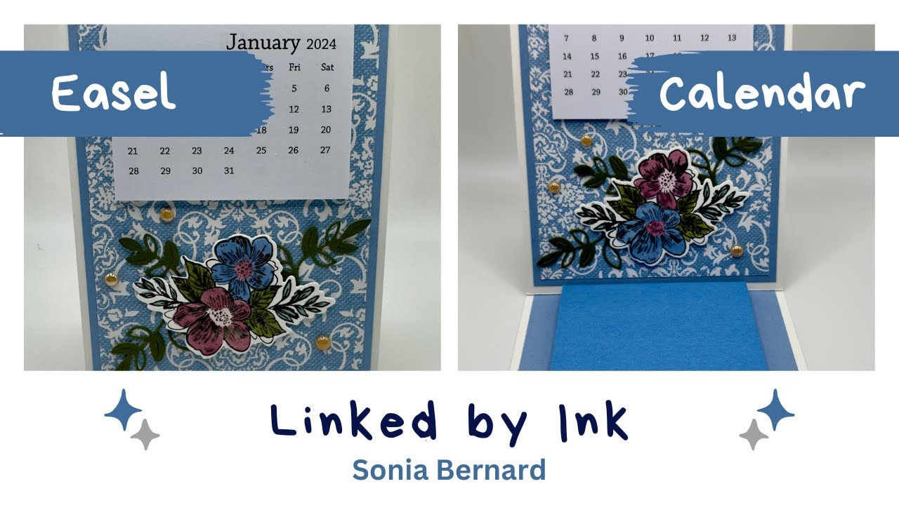 Easel Desktop Calendar  - Thoughtful Expressions  - Stampin Up