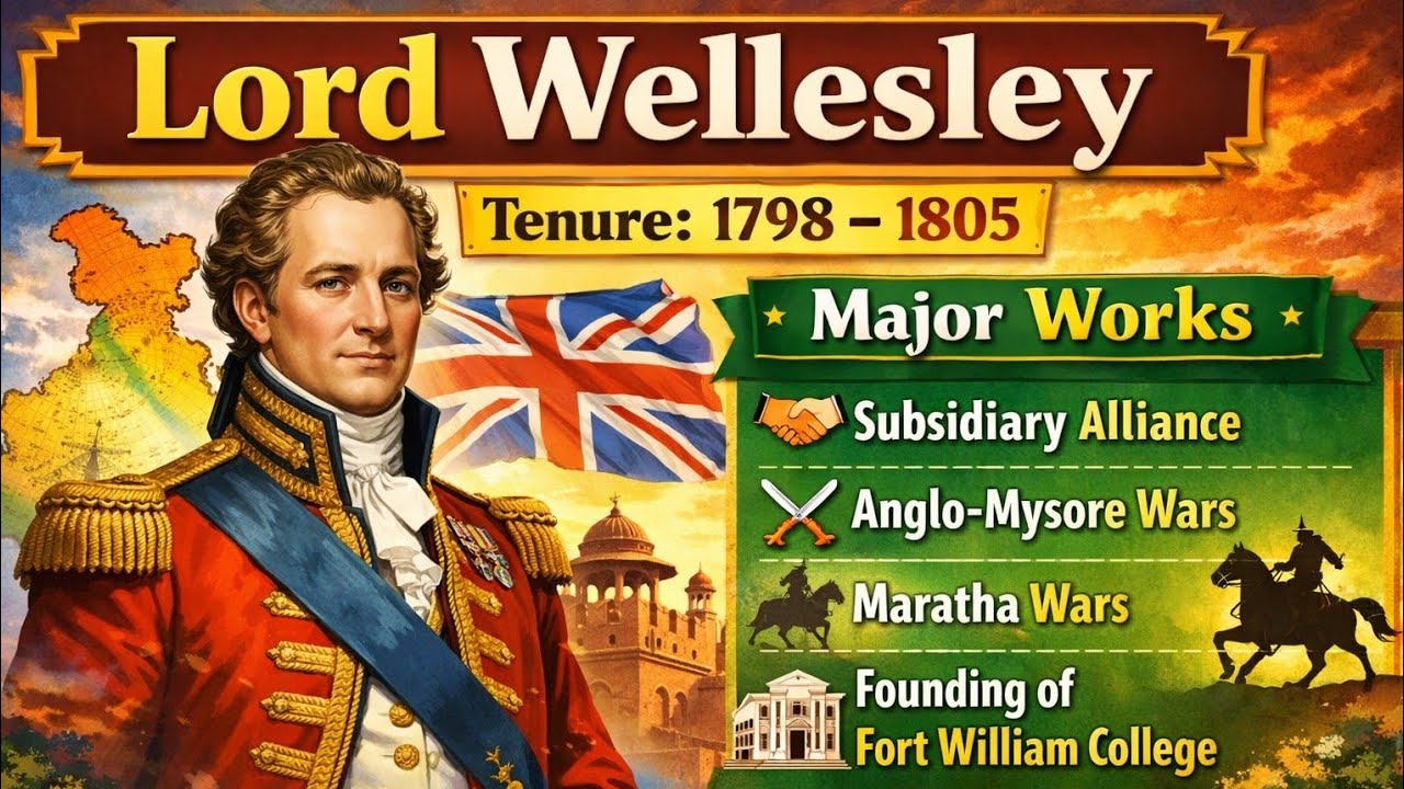 Lord Wellesley 🔥 Tenure, Subsidiary Alliance & Wars Explained