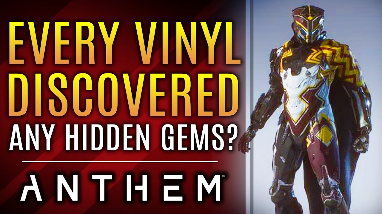 Anthem - Every New Vinyl and Skin From The Elysian Chests So Far!  Any Hidden Gems?