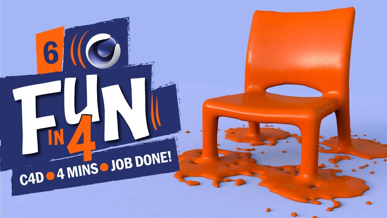 6_Melting Chair 🪑 Cinema 4D 2023.2 Quick Tip