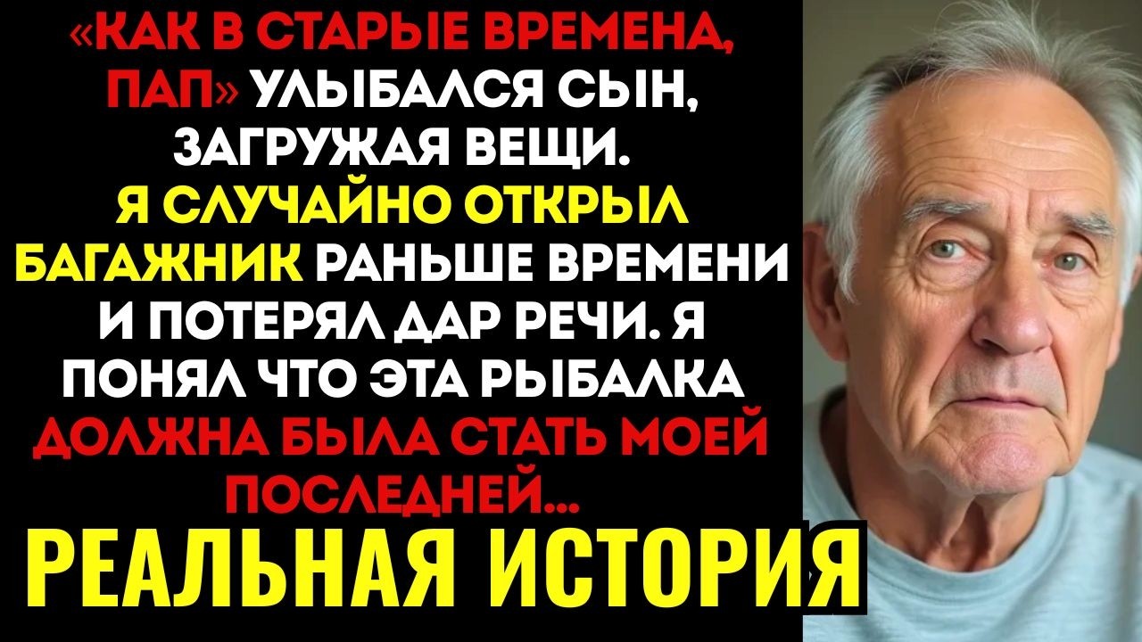 СЫН СКАЗАЛ «Поедем на рыбалку, как в старые времена». Когда я увидел, ЧТО он положил в багажник...