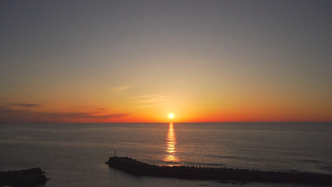 2026-02-20 今日の夕陽@柏崎市17時29分頃(真冬のだるま夕日…vol.2)☆polaris