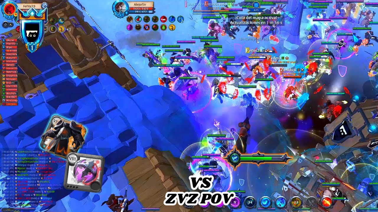 「(GAMPI) IFURES + FAX vs  NODE + CHEF + HOGS」- LOCUS POV ZVZ Albion Online