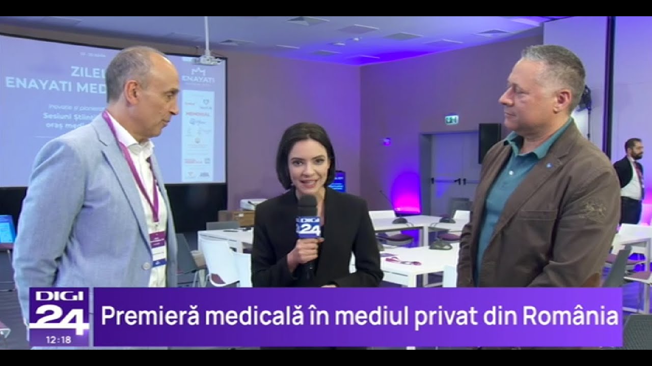 Zilele Enayati Medical City: Dr. Wargha Enayati, fondator Orașul Medical și Mihai Marcu, CEO Medlife