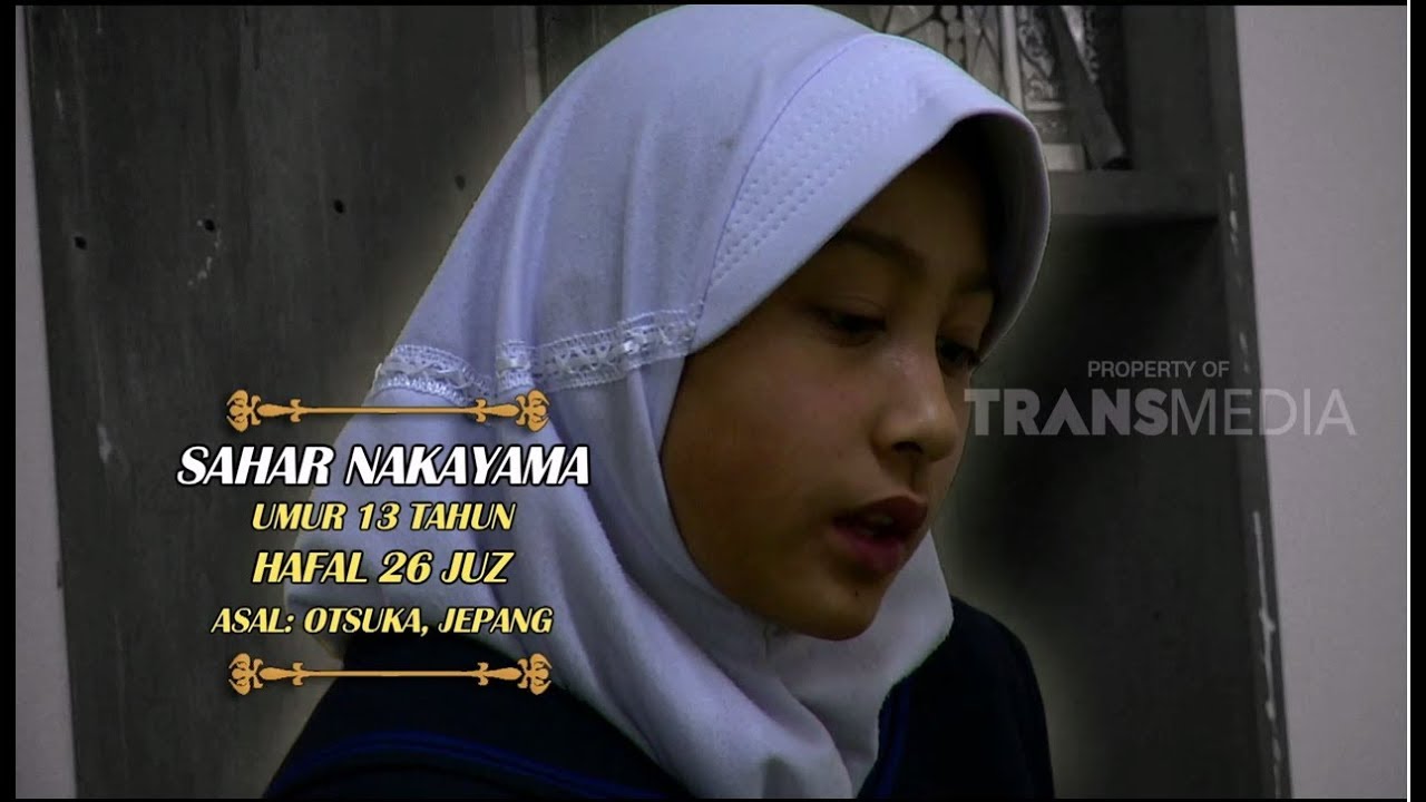 SAHAR NAKAYAMA, Hafizhah 26 Juz dari Jepang