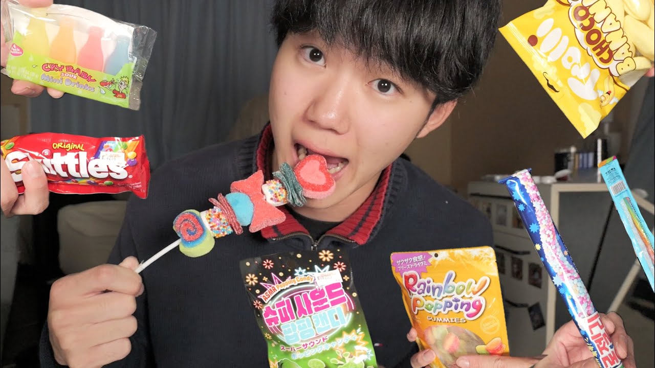【ASMR】ボリボリ！！ASMRお菓子全部食べる🍬 / 咀嚼音【SUB】Eating all the ASMR candy🍬 / Eating sounds