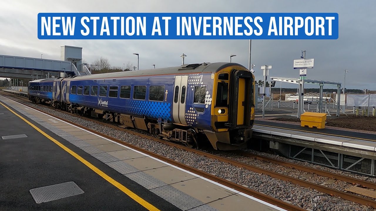New Railway Station at Inverness Airport