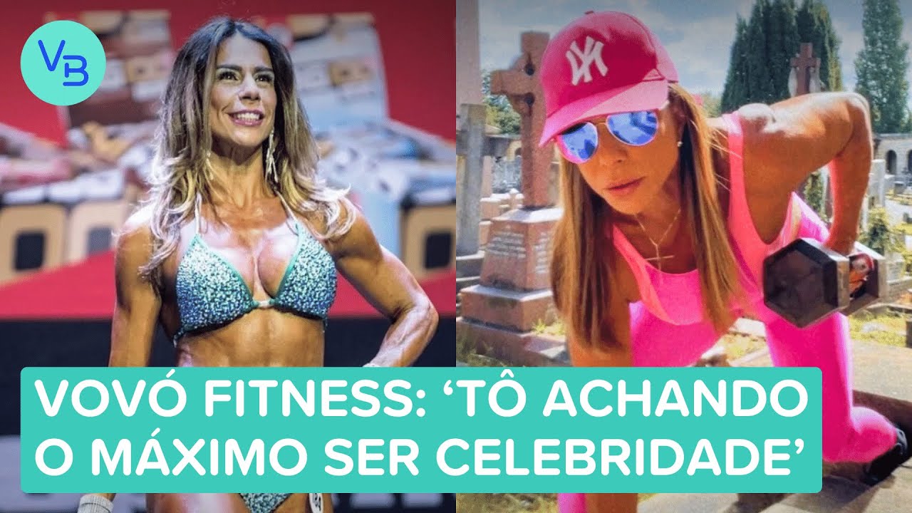 Vovó Fitness fala sobre fama e por que treina em cemitério