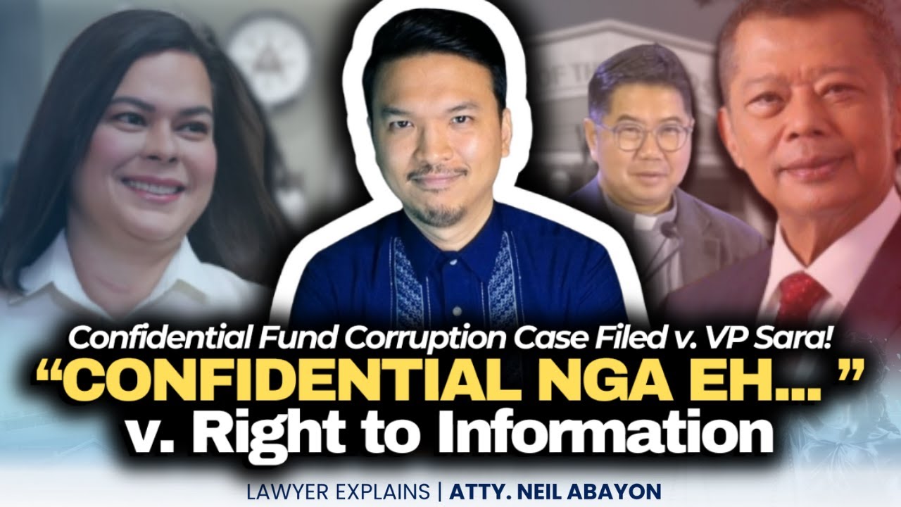 VP Sara CONFI FUND CASE Filed in Ombudsman—Mga POSIBLENG Mangyari sa Kaso #LawyerExplains #AttorNEIL