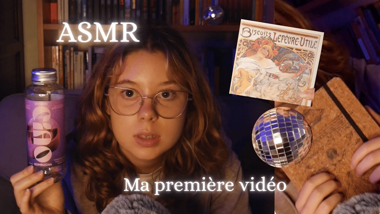 ASMR Ma première vidéo 🧚‍♂️! (tapping, chuchotement, brushing...)