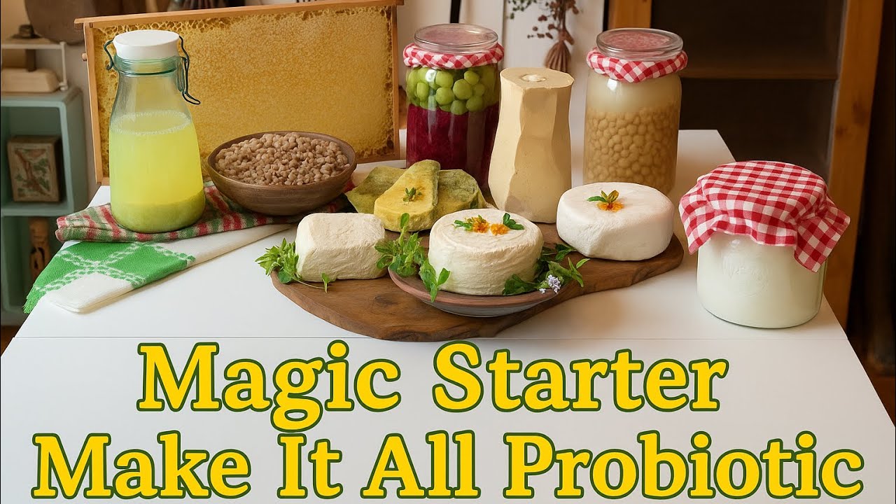 Lactic Acid Starter Culture for All Fermentations  1️⃣ 🧀🥛آموزش استارتر  لاکتیکی برای تمام تخمیرها