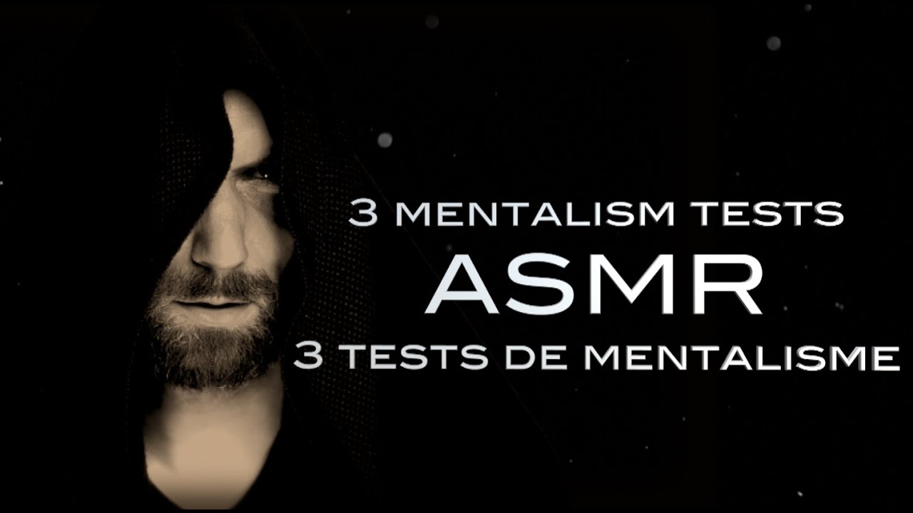 🤔 3 mentalism tests /ASMR/ 3 tests de mentalisme (lire la description)