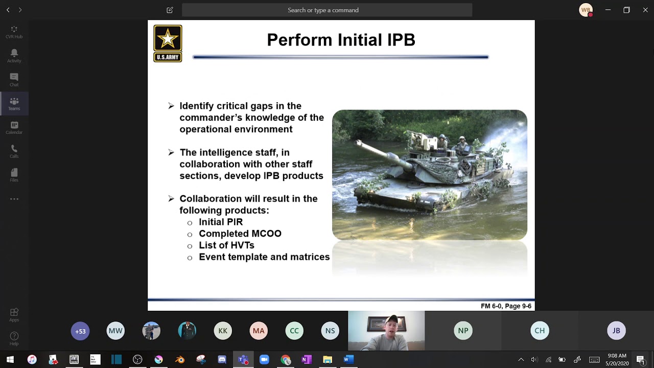 MDMP: Mission Analysis May 20, 2020
